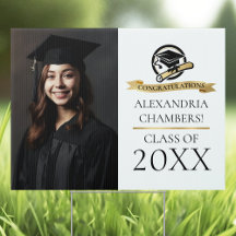 Graduation Photo Yard Sign