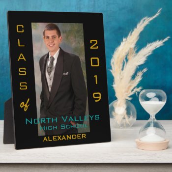 Graduation Photograph With Year And School Name Plaque by hungaricanprincess at Zazzle