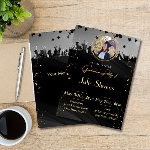 Graduation Picture Modern 2024 Card Invitation