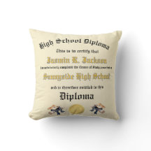  Graduation Pillow Throw Pillow