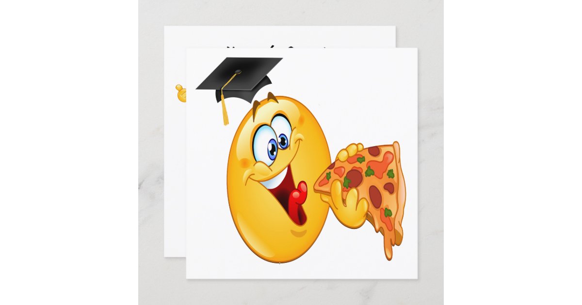 Graduation Pizza Party Invitation Zazzle 4583