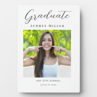 Graduation Plaque With Photo