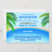 Graduation Pool Party Invitation (Front)