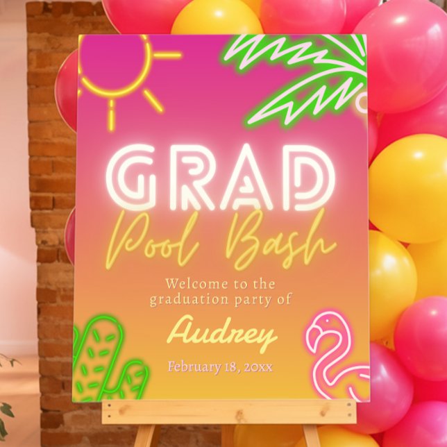Graduation Pool Party Welcome Sign (Creator Uploaded)
