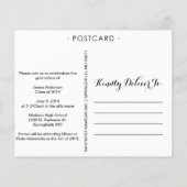 Graduation Postcard Template (Back)