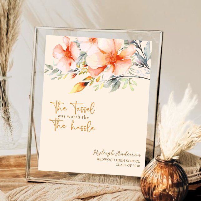 Graduation Poster | Tassel Was Worth the Hassle  (Creator Uploaded)