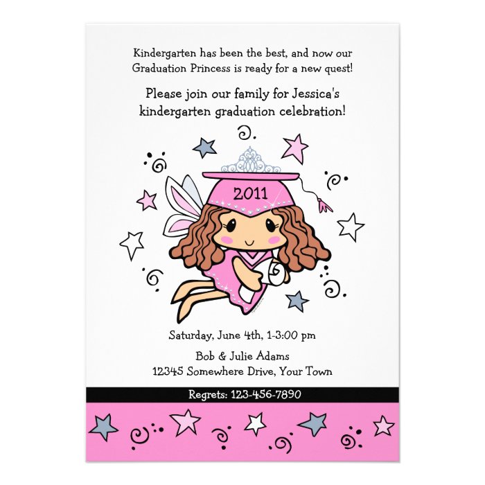 Graduation Princess Invitation