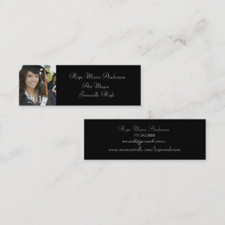 Graduation Profile Card with your photo