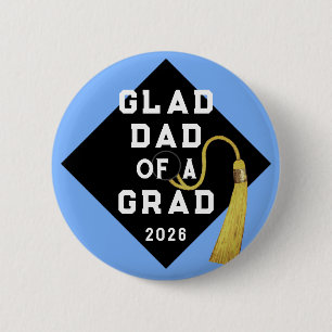 Graduation Proud Dad Button