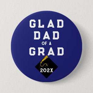 Graduation Proud Dad Button