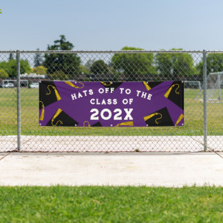 Graduation Purple Banner