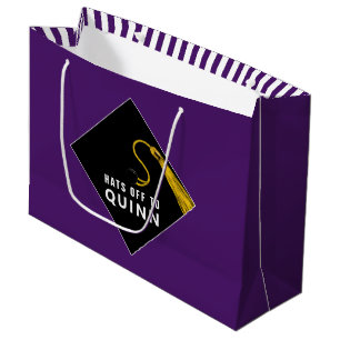 Graduation Purple Large Gift Bag