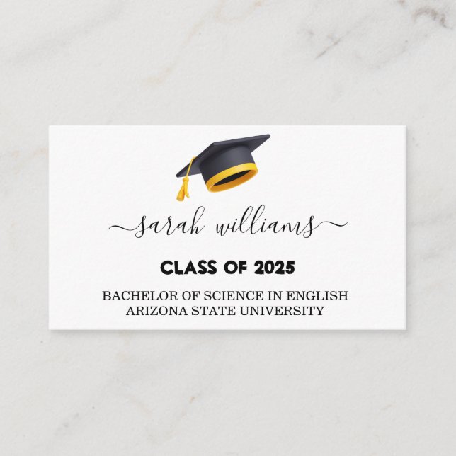 Graduation Qr code name  Grad Announcement 2025 (Front)