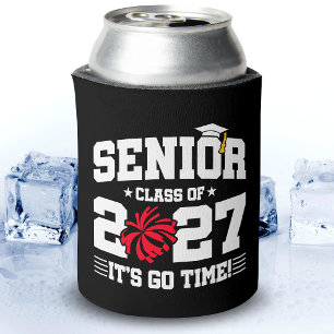 Graduation Quote Year Cheer Senior Class of 2027 Can Cooler