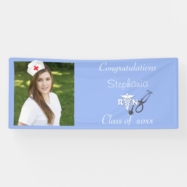 Graduation, R N, Registered Nurse, Custom Banner