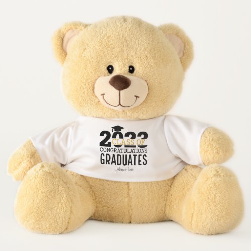 Graduation Rear for 2023 customizable Teddy Bear