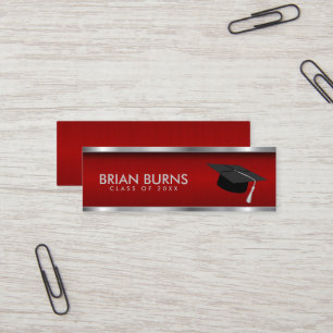 Graduation - Red Insert Card