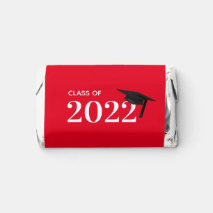 Graduation Red Party Favor Hershey's Miniatures