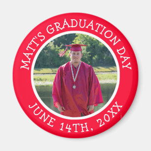 Graduation Reminder Personalized Photo Magnet