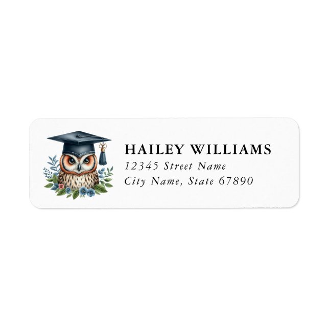Graduation Return Address Labels (Front)