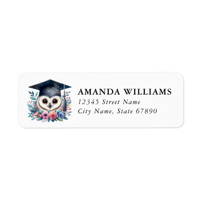 Graduation Return Address Labels (Front)