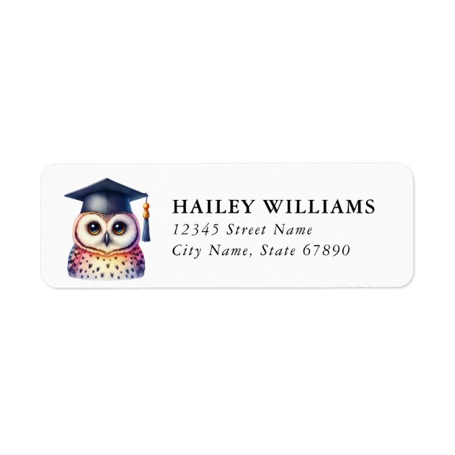 Graduation Return Address Labels (Front)
