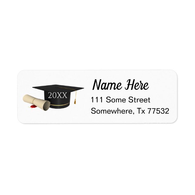 Graduation Return Address Labels 2023 (Front)