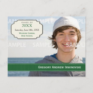 Graduation Ribbon Invitation