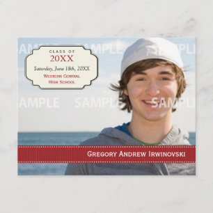 Graduation Ribbon Invitation