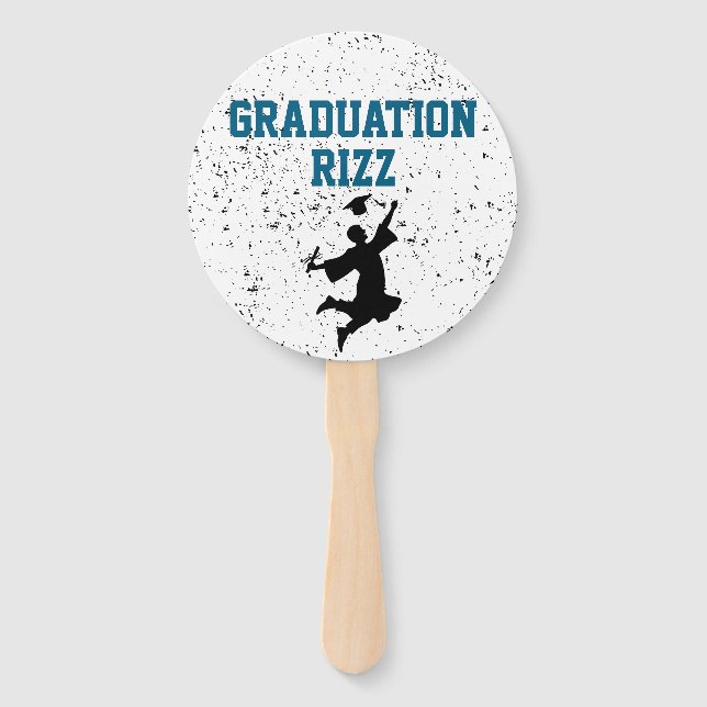 Graduation Rizz Hand Fan (Back)