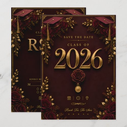 Graduation RSVP Card | Class of 2026 Invitation