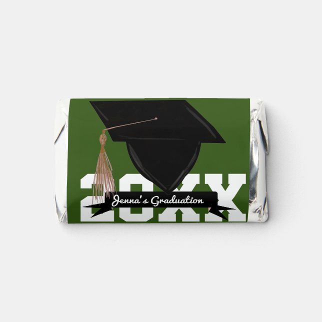 Graduation School College Party  Illustration Cap  Hershey's Miniatures (Front)