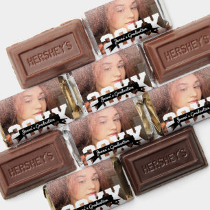 Graduation School College Party Photo 2022 Glitter Hershey's Miniatures