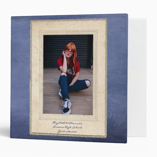 Graduation School Memory Photo Keepsake 3 Ring Binder