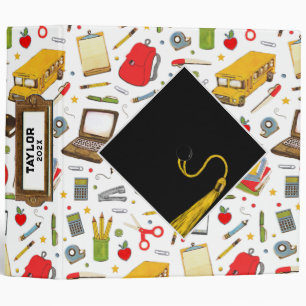 Graduation Scrapbook 3 Ring Binder