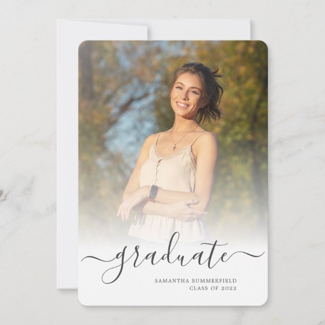 Graduation Script Grad Photos Announcement (Front)