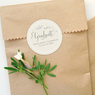 Graduation Script Party Favor Label
