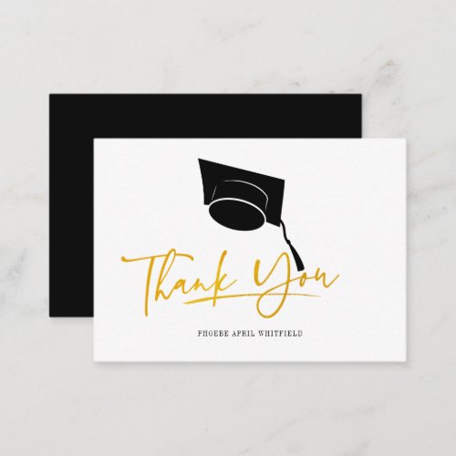 Graduation Script Thank You Graduate 2024 Note Card