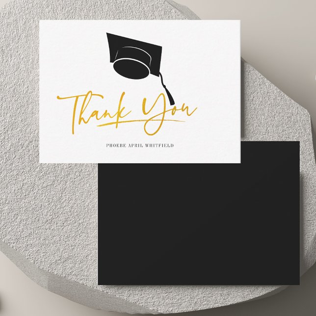 Graduation Script Thank You Graduate 2026 Note Card (Graduation Script Thank You Graduate 2025 Note Card)