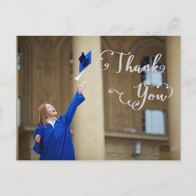 Graduation Script - Thank You Postcard (Front)