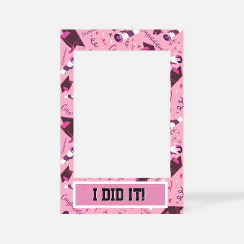 Graduation  selfie frame