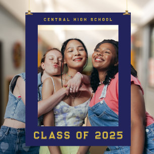 Graduation Selfie Photo Booth Custom Colors Foam Board