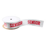 Graduation Senior Block Letter Class of 2019 Satin Ribbon