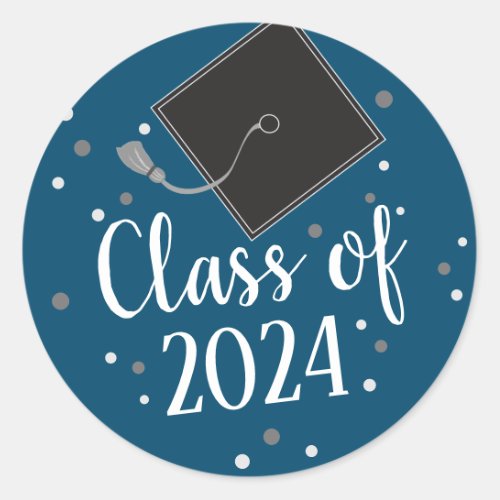 Graduation Senior Class of Any Year  Classic Round Classic Round Sticker