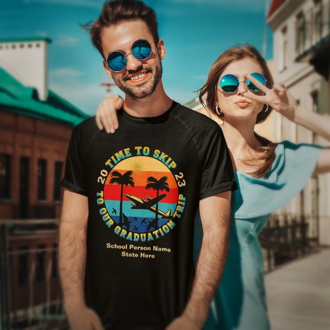 Graduation Senior Class Trip 2023 Personalize      T-Shirt (Creator Uploaded)