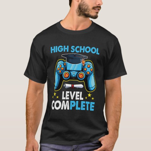 Graduation Senior Gamer High School Grad T_Shirt