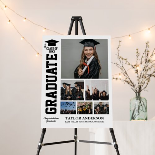 Graduation Senior Year Graduate Photo Collage Foam Board