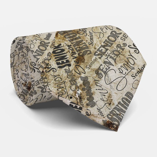 Graduation Seniors Neck Tie (Rolled)