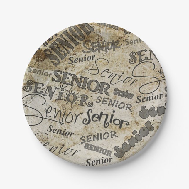 Graduation Seniors Paper Plates (Front)