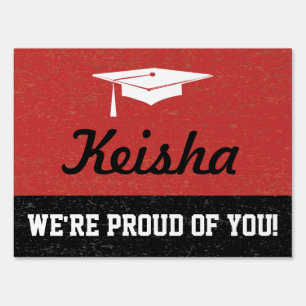 Graduation Shout Out Yard Sign